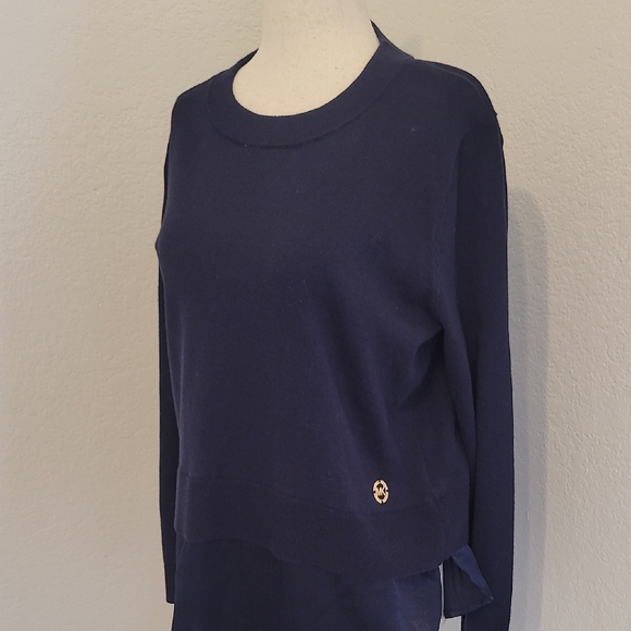 Michael Kors Sweaters - Michael Kors Deep Blue Crew Neck Sweater